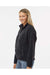 Boxercraft BW8501 Womens Everest 1/4 Zip Sweatshirt Black Model Side