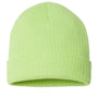 Atlantis Headwear Mens Sustainable Rib Cuffed Beanie - Acid Green