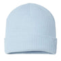 Atlantis Headwear Mens Sustainable Rib Cuffed Beanie - Light Blue