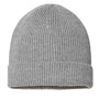 Atlantis Headwear Mens Sustainable Fine Rib Cuffed Beanie - Light Grey Melange - NEW