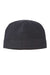 Atlantis Headwear BIRK Mens Sustainable Fleece Beanie Black Flat Front