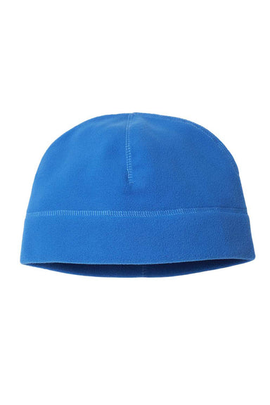 Atlantis Headwear BIRK Mens Sustainable Fleece Beanie Royal Blue Flat Front