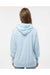 MV Sport W23720 Womens French Terry Hooded Sweatshirt Hoodie Arctic Blue Model Back