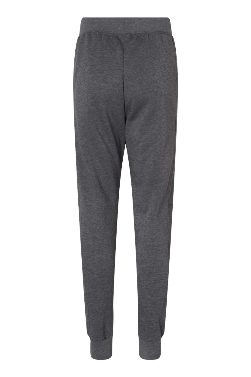 Augusta Sportswear 6868 Mens Eco Revive 3 Season Fleece Jogger Sweatpants w/ Pockets Heather Carbon Grey Flat Back