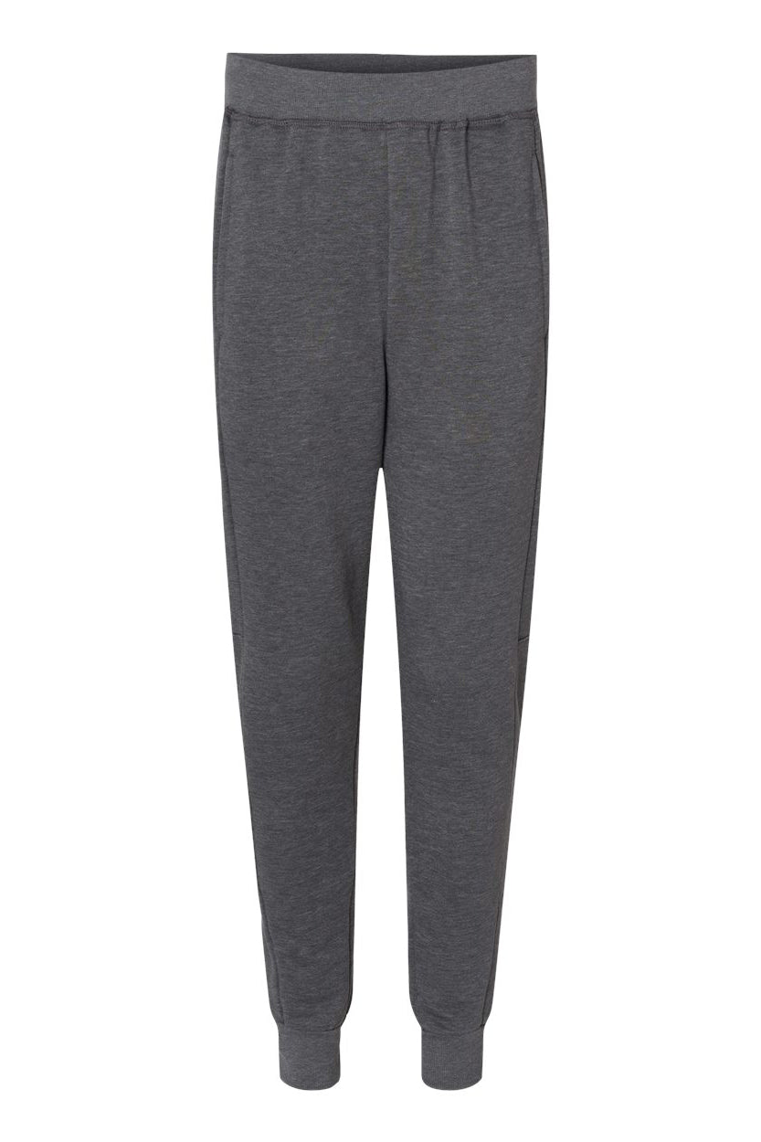 Augusta Sportswear 6868 Mens Eco Revive 3 Season Fleece Jogger Sweatpants w/ Pockets Heather Carbon Grey Flat Front