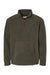 Boxercraft BM8510 Mens Everest Fleece 1/4 Sweatshirt Olive Green Flat Front