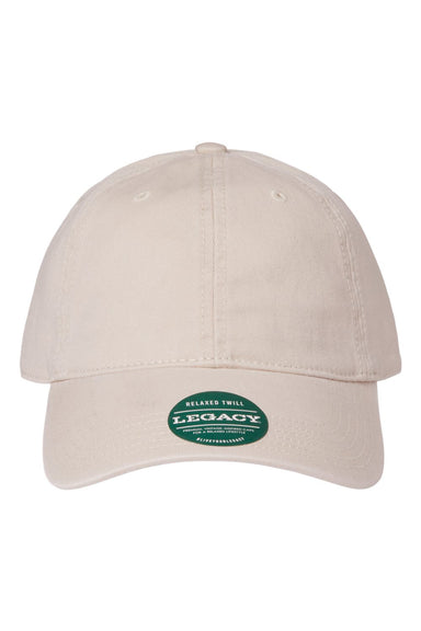 Legacy EZA Mens Relaxed Twill Dad Hat Stone Flat Front