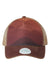 Legacy OFAFP Mens Old Favorite 5 Panel Trucker Hat Mt Sunset/Maroon/Khaki Flat Front