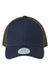 Legacy LPS Mens Lo Pro Snapback Trucker Hat Navy Blue/Dark Olive Green Flat Front
