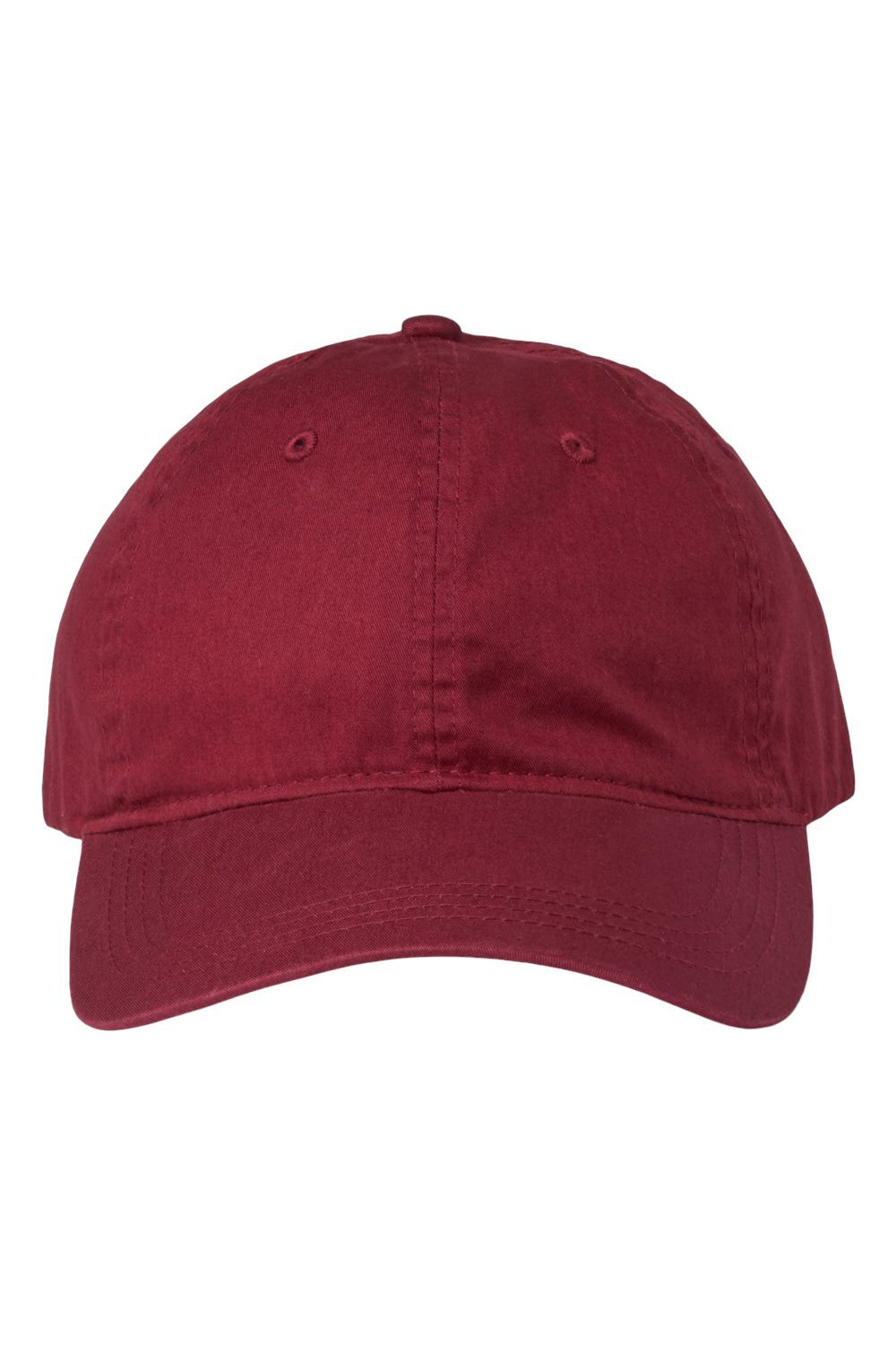 The Game GB510 Mens Ultralight Twill Hat Brick Flat Front