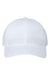 The Game GB510 Mens Ultralight Twill Hat White Flat Front