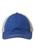 The Game GB880 Mens Soft Trucker Hat Royal Blue/Khaki Flat Front