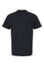 Bella + Canvas 3201 Mens CVC Raglan Short Sleeve Crewneck T-Shirt Heather Black Flat Back