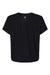 Champion CHP130 Womens Sport Soft Touch Short Sleeve Crewneck T-Shirt Black Flat Back