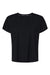 Champion CHP130 Womens Sport Soft Touch Short Sleeve Crewneck T-Shirt Black Flat Front