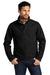 CornerStone CSJ60 Mens Duck Cloth Water Resistant Full Zip Jacket Black Model Front