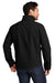 CornerStone CSJ60 Mens Duck Cloth Water Resistant Full Zip Jacket Black Model Back