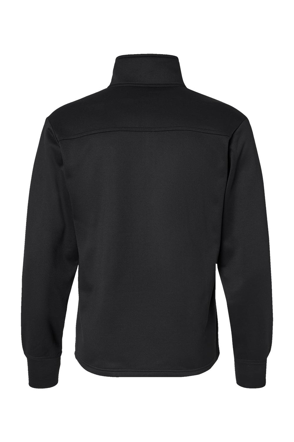 Champion CHP190 Mens Sport 1/4 Zip Pullover Black Flat Back