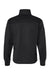 Champion CHP190 Mens Sport 1/4 Zip Pullover Black Flat Back