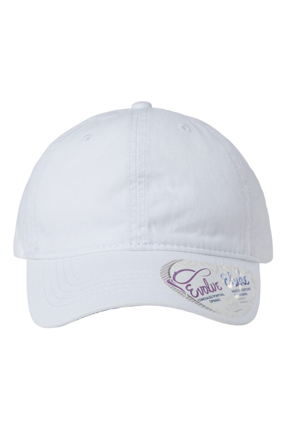 Infinity Her CASSIE Womens Pigment Dyed Hat White/Floral Flat Front