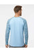 Paragon 231 Mens Panama Colorblocked Long Sleeve Crewneck T-Shirt Grey Mist Water Model Back