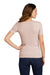 District DT6020 Womens Very Important Short Sleeve Scoop Neck T-Shirt Smokey Iris Model Back