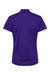 Adidas A431 Womens UV Protection Short Sleeve Polo Shirt Collegiate Purple Flat Back