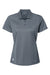 Adidas A431 Womens UV Protection Short Sleeve Polo Shirt Onix Flat Front