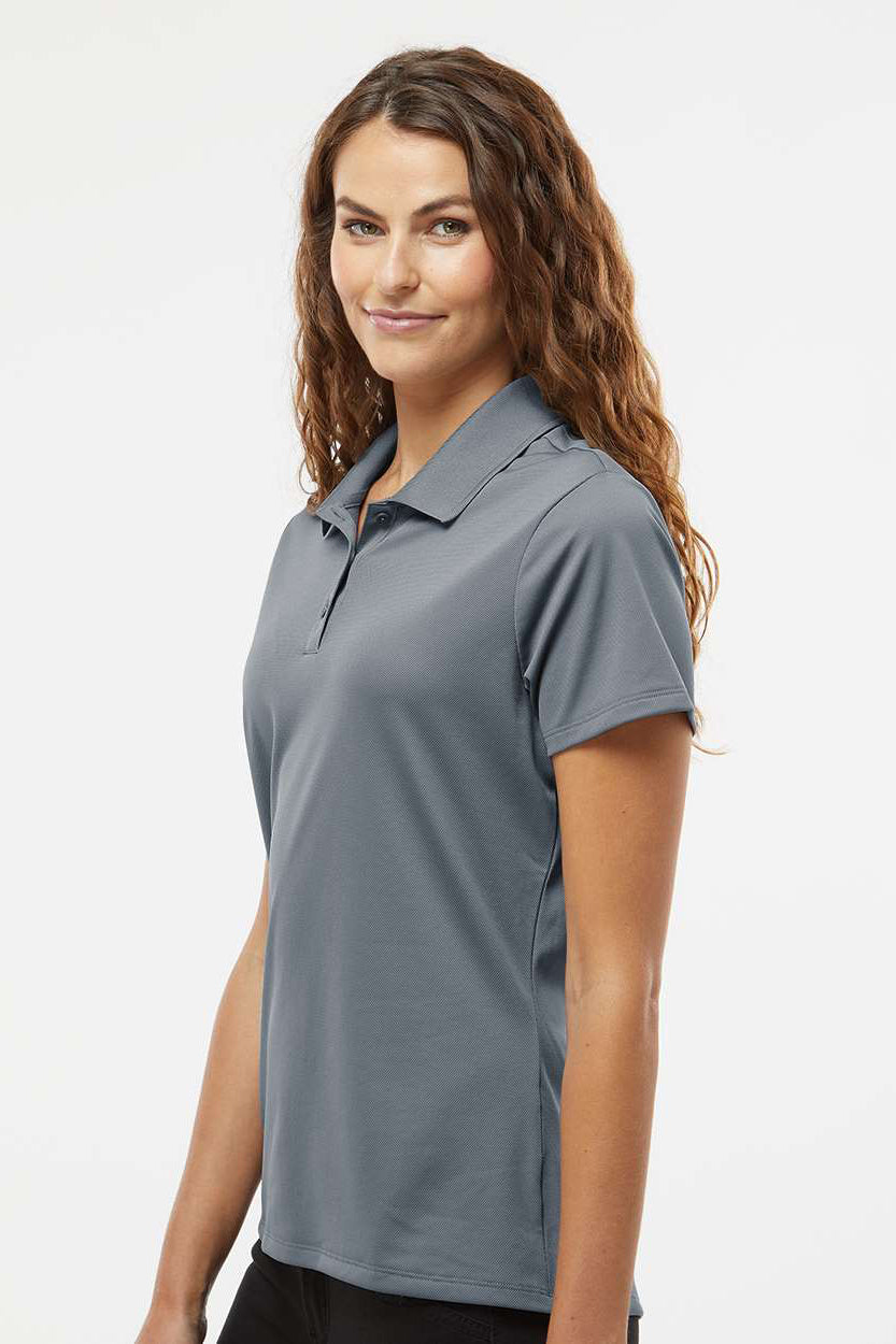 Adidas A431 Womens UV Protection Short Sleeve Polo Shirt Onix Model Side