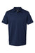 Adidas A580 Mens Micro Pique Short Sleeve Polo Shirt Collegiate Navy Blue Flat Front