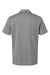 Adidas A580 Mens Micro Pique Short Sleeve Polo Shirt Grey Flat Back