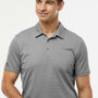 Adidas Mens Micro Pique Short Sleeve Polo Shirt - Grey