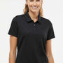 Adidas Womens Micro Pique Short Sleeve Polo Shirt - Black