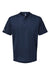 Adidas A584 Mens Sport Collar Short Sleeve Polo Shirt Collegiate Navy Blue Flat Front