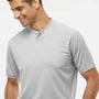 Adidas Mens Sport Collar Short Sleeve Polo Shirt - Grey