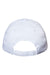 Atlantis Headwear JOSHUA Mens Sustainable Adjustable Hat White Flat Back