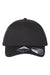 Atlantis Headwear FIJI Mens Sustainable Adjustable Hat Black Flat Front