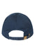 Atlantis Headwear FRASER Mens Sustainable Adjustable Dad Hat Navy Blue Flat Back