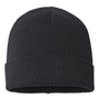 Atlantis Headwear Mens Sustainable Cuffed Beanie - Black - NEW