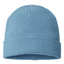 Atlantis Headwear Mens Sustainable Cuffed Beanie - Light Avio Blue - NEW