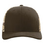 Richardson Mens Printed Mesh Snapback Trucker Hat - Brown/Desert Camo - NEW