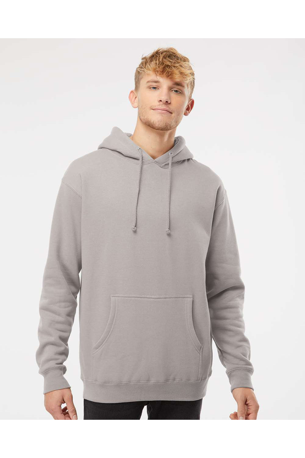 Independent Trading Co. Mens Hooded Sweatshirt Hoodie Cement Grey NEW