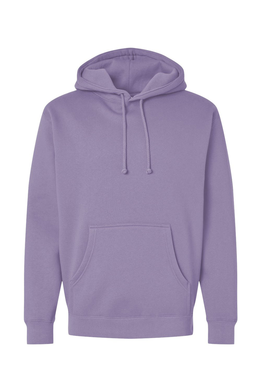 Independent Trading Co. IND4000 Mens Hooded Sweatshirt Hoodie Plum Purple Flat Front