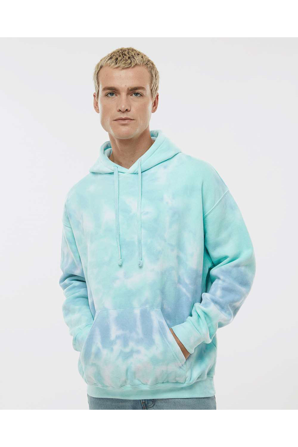 Colortone 8777 Mens Hooded Sweatshirt Hoodie Slushy Model Front