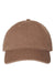 Cap America i1002 Mens Relaxed Adjustable Dad Hat Brown Flat Front