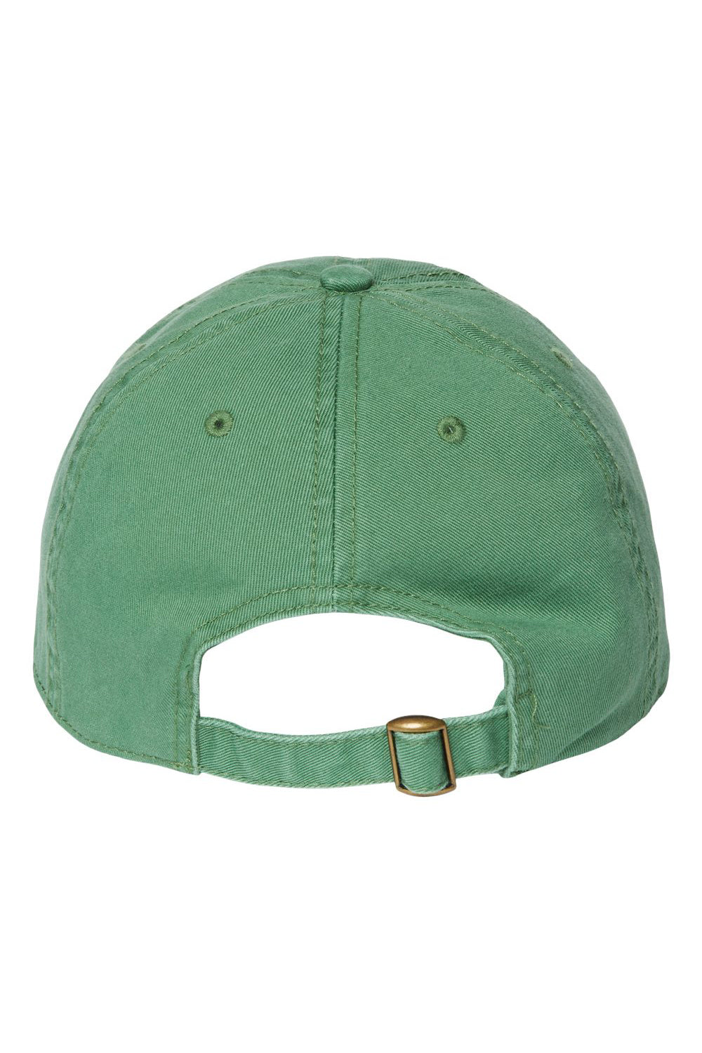 Cap America i1002 Mens Relaxed Adjustable Dad Hat Green Flat Back