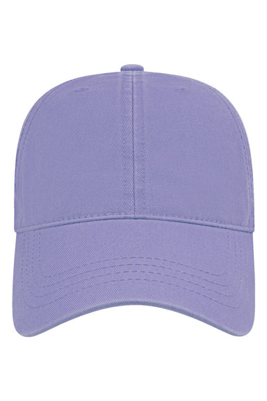 Cap America i1002 Mens Relaxed Adjustable Dad Hat Lavender Purple Flat Front