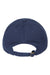 Cap America i1002 Mens Relaxed Adjustable Dad Hat Light Navy Blue Flat Back