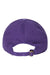 Cap America i1002 Mens Relaxed Adjustable Dad Hat Purple Flat Back