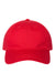 Cap America i1002 Mens Relaxed Adjustable Dad Hat Red Flat Front